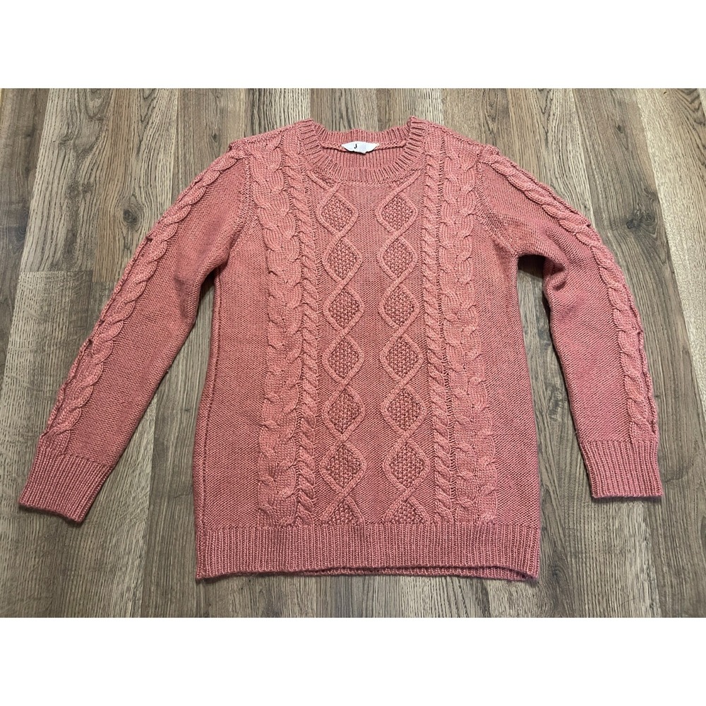 JACK by BB Dakota Sweater, Women's Size XS, Pink, Long Sleeve, Knit, Crew Neck